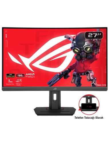 ASUS XG27WCS pantalla para PC 68,6 cm (27") 2560 x 1440 Pixeles Wide Quad HD Negro