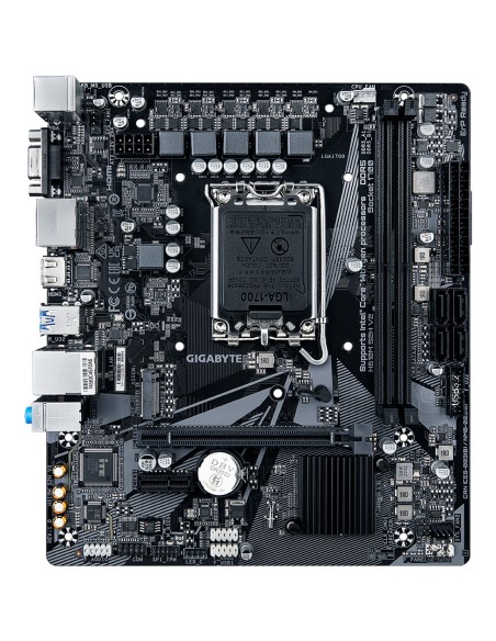 GIGABYTE H610M S2H V2 Placa base - Soporta CPUs Intel Core de 14ª generación, 4+1+1 Fases Híbridas VRM Digital, hasta 5600MHz