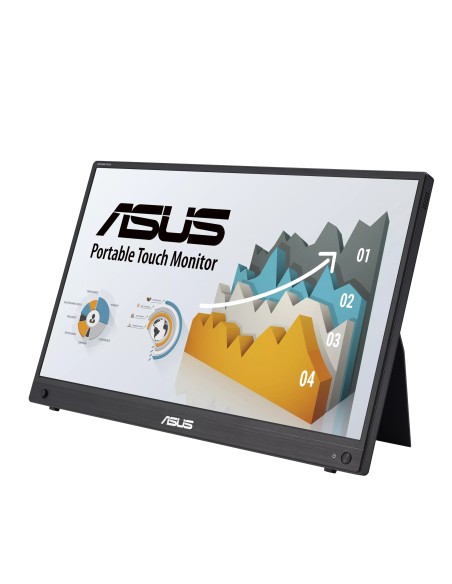 ASUS ZenScreen MB16AMTR pantalla para PC 39,6 cm (15.6") 1920 x 1080 Pixeles Full HD LCD Pantalla táctil Negro