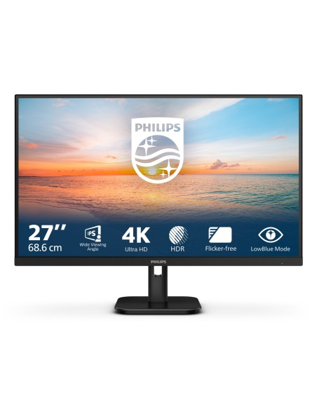 Philips 27E1N1800A 00 pantalla para PC 68,6 cm (27") 3840 x 2160 Pixeles 4K Ultra HD LED Negro