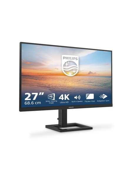 Philips 1000 series 27E1N1800AE 00 pantalla para PC 68,6 cm (27") 3840 x 2160 Pixeles 4K Ultra HD LED Negro
