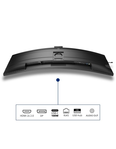 Philips 49B2U6903CH 00 pantalla para PC 124 cm (48.8") 5120 x 1440 Pixeles Dual QHD LCD Gris