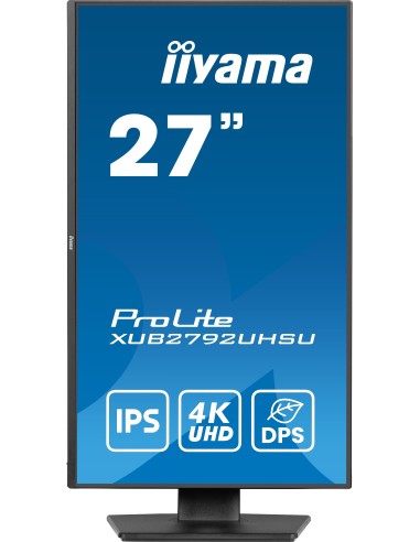 iiyama ProLite XUB2792UHSU-B6 pantalla para PC 68,6 cm (27") 3840 x 2160 Pixeles 4K Ultra HD LED Negro