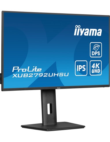 iiyama ProLite XUB2792UHSU-B6 pantalla para PC 68,6 cm (27") 3840 x 2160 Pixeles 4K Ultra HD LED Negro