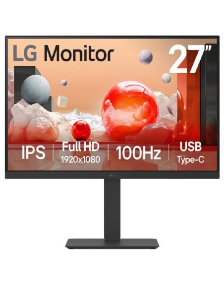 LG 27BA650-B pantalla para PC 68,6 cm (27") 1920 x 1080 Pixeles Full HD LCD Mesa Negro