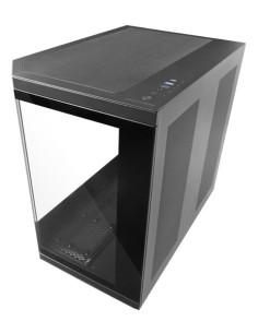 Mars Gaming MC-3TCORE, Caja Gaming Custom ATX, Triple Ventana Cristal Templado Extraíble, Cámara Dual, Semitorre Compatible con