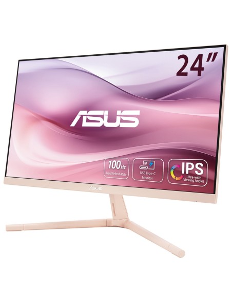 ASUS VU249CFE-P pantalla para PC 60,5 cm (23.8") 1920 x 1080 Pixeles Full HD LCD Rosa