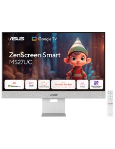 ASUS ZenScreen Smart Monitor MS27UC pantalla para PC 68,6 cm (27") 3840 x 2160 Pixeles 4K Ultra HD LCD Gris
