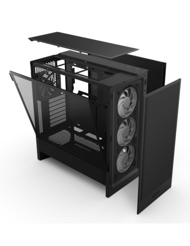 NZXT H5 Flow RGB Midi Tower Negro