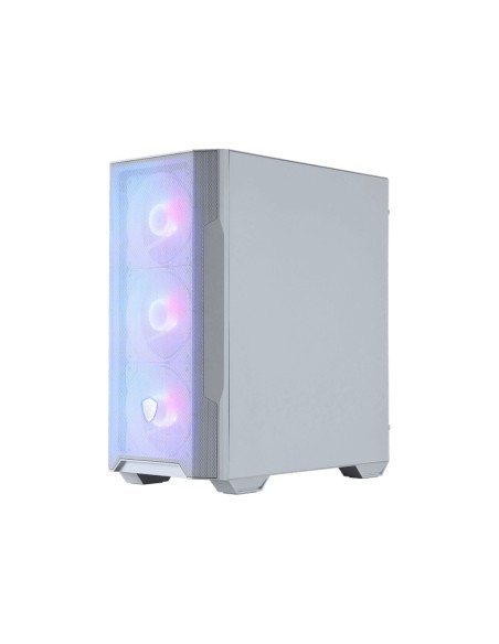 MSI MAG Forge M100R Micro Torre Transparente, Blanco