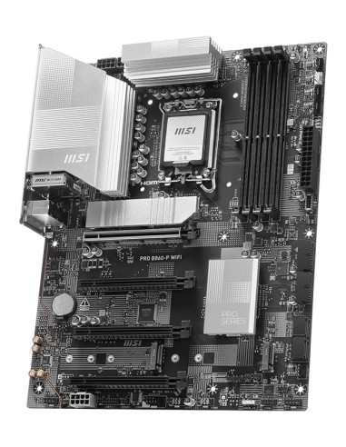 MSI PRO B860-P WIFI placa base Intel B860 LGA 1851 (Socket V1) ATX