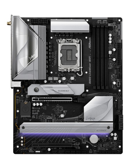 Asrock B860 LiveMixer WiFi Intel B860 LGA 1851 (Socket V1) ATX