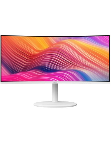 MSI Modern MD342CQPW pantalla para PC 86,4 cm (34") 3440 x 1440 Pixeles UltraWide Quad HD Blanco
