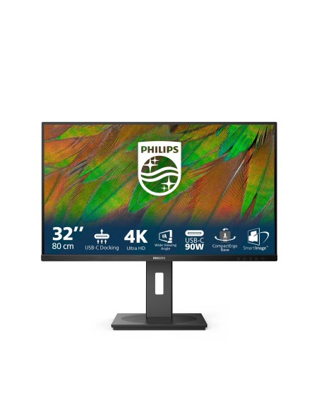 Philips 3000 series 32B1U3900 00 pantalla para PC 80 cm (31.5") 3840 x 2160 Pixeles 4K Ultra HD LCD Negro