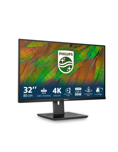 Philips 3000 series 32B1U3900 00 pantalla para PC 80 cm (31.5") 3840 x 2160 Pixeles 4K Ultra HD LCD Negro