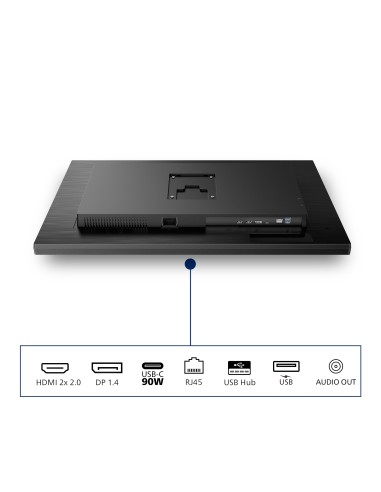 Philips 3000 series 32B1U3900 00 pantalla para PC 80 cm (31.5") 3840 x 2160 Pixeles 4K Ultra HD LCD Negro