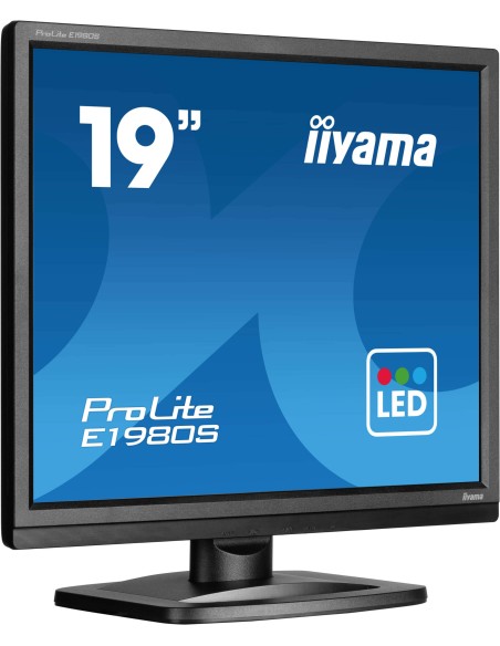iiyama ProLite E1980S-B1 pantalla para PC 48,3 cm (19") 1280 x 1024 Pixeles VGA LED Negro