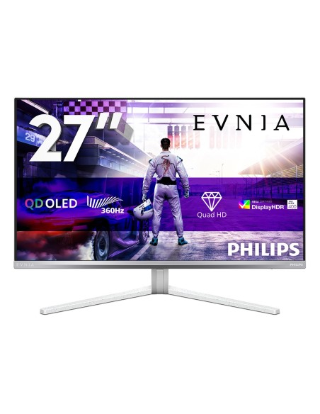 Philips Evnia 8000 27M2N8500 00 pantalla para PC 67,3 cm (26.5") 2560 x 1440 Pixeles Quad HD QD-OLED Blanco
