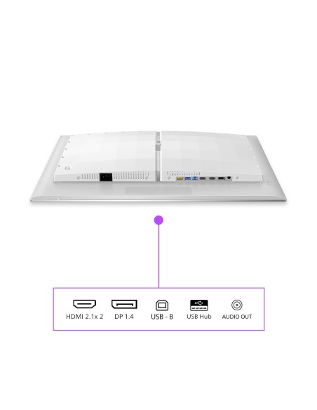 Philips Evnia 8000 27M2N8500 00 pantalla para PC 67,3 cm (26.5") 2560 x 1440 Pixeles Quad HD QD-OLED Blanco