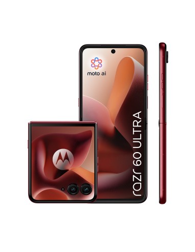 Motorola razr 60 ultra 17,7 cm (6.96") SIM doble Android 15 5G USB Tipo C 16 GB 512 GB 4700 mAh Burdeos