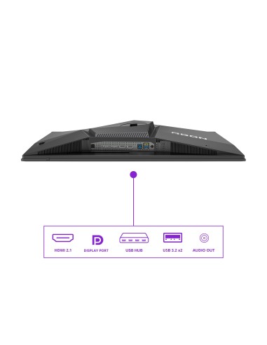 AOC AGON PRO AG276QZD2 pantalla para PC 67,3 cm (26.5") 2560 x 1440 Pixeles Quad HD QD-OLED Negro, Gris