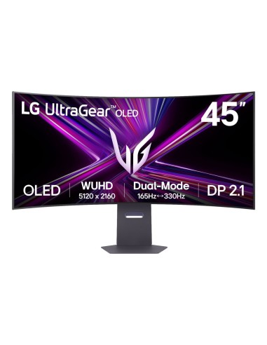 LG UltraGear pantalla para PC 114,3 cm (45") 5120 x 2160 Pixeles 5K Ultra HD OLED Negro