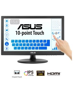 ASUS Touch VT169HE pantalla para PC 39,6 cm (15.6") 1920 x 1080 Pixeles Full HD LED Pantalla táctil Mesa Negro