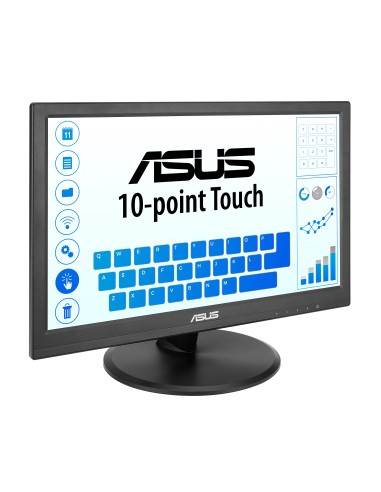 ASUS Touch VT169HE pantalla para PC 39,6 cm (15.6") 1920 x 1080 Pixeles Full HD LED Pantalla táctil Mesa Negro