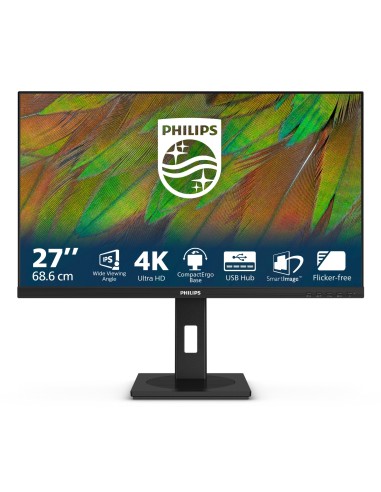 Philips 3000 series 27B1N3800 00 pantalla para PC 68,6 cm (27") 3840 x 2160 Pixeles 4K Ultra HD LCD Negro