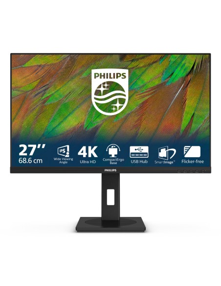 Philips 3000 series 27B1N3800 00 pantalla para PC 68,6 cm (27") 3840 x 2160 Pixeles 4K Ultra HD LCD Negro