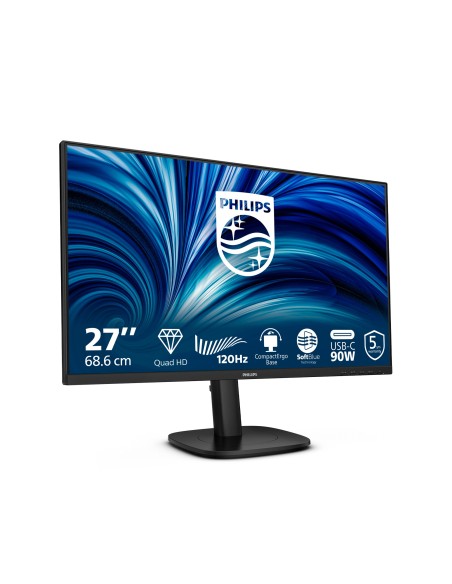 Philips 3000 series 27B2U3601 00 pantalla para PC 68,6 cm (27") 2560 x 1440 Pixeles Quad HD LCD Negro