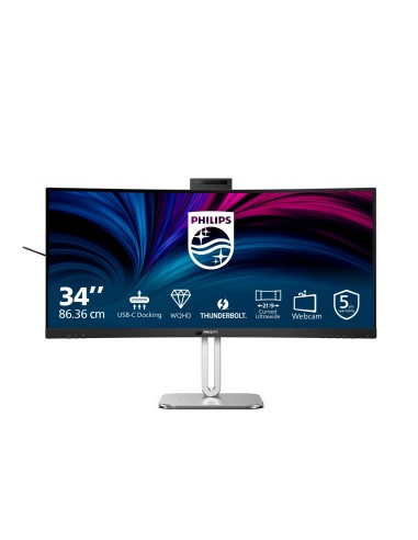 Philips 6000 series 34B2U6603CH 00 pantalla para PC 86,4 cm (34") 3440 x 1440 Pixeles Wide Quad HD LCD Gris