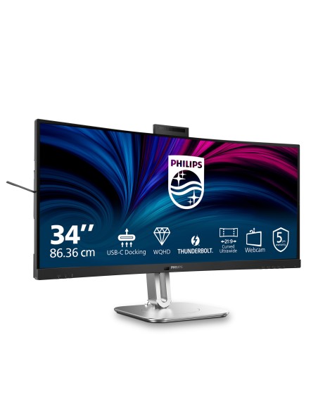 Philips 6000 series 34B2U6603CH 00 pantalla para PC 86,4 cm (34") 3440 x 1440 Pixeles Wide Quad HD LCD Gris