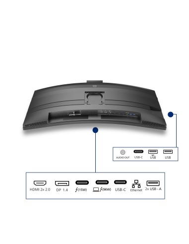 Philips 6000 series 34B2U6603CH 00 pantalla para PC 86,4 cm (34") 3440 x 1440 Pixeles Wide Quad HD LCD Gris