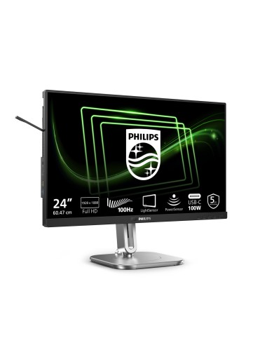 Philips 5000 series 24B2G5301 00 pantalla para PC 60,5 cm (23.8") 1920 x 1080 Pixeles Full HD LCD Negro
