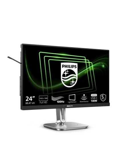 Philips 5000 series 24B2G5301 00 pantalla para PC 60,5 cm (23.8") 1920 x 1080 Pixeles Full HD LCD Negro