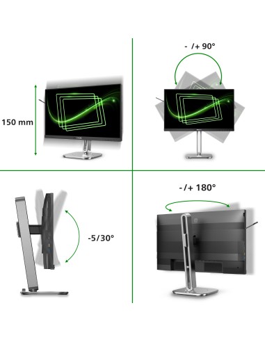 Philips 5000 series 24B2G5301 00 pantalla para PC 60,5 cm (23.8") 1920 x 1080 Pixeles Full HD LCD Negro