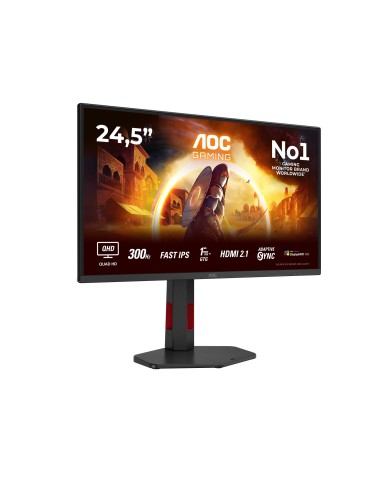 AOC G4 Q25G4SR pantalla para PC 62,2 cm (24.5") 2560 x 1440 Pixeles Quad HD LED Negro, Rojo