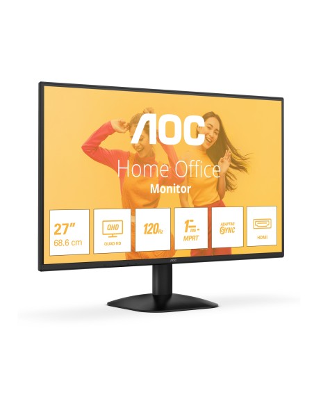 AOC B3 Q27B35S3 pantalla para PC 68,6 cm (27") 2560 x 1440 Pixeles Quad HD LED Negro