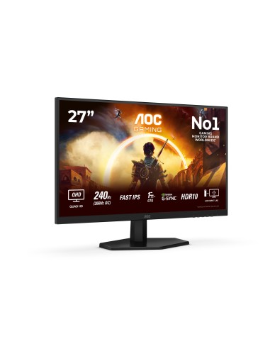 AOC G4 Q27G42ZE pantalla para PC 68,6 cm (27") 2560 x 1440 Pixeles Quad HD LCD Negro, Rojo