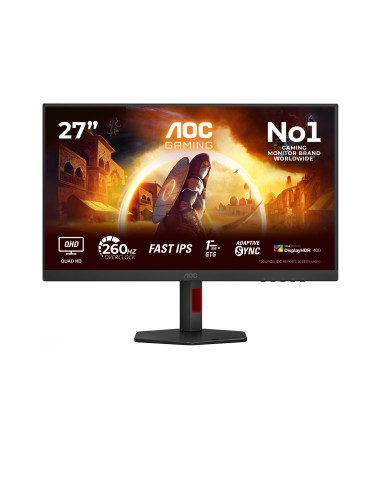 AOC G4 Q27G4ZR pantalla para PC 68,6 cm (27") 2560 x 1440 Pixeles Quad HD LED Negro, Rojo