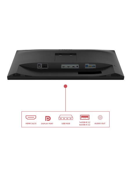 AOC E3 U27E3UF pantalla para PC 68,6 cm (27") 3840 x 2160 Pixeles 4K Ultra HD LED Negro