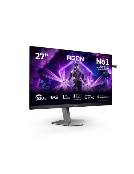 AOC G2 AG276FK pantalla para PC 68,6 cm (27") 1920 x 1080 Pixeles Full HD LED Negro, Gris