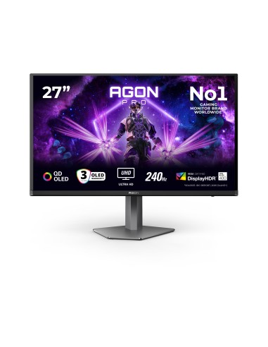 AOC G2 AG276UZD pantalla para PC 67,3 cm (26.5") 3840 x 2160 Pixeles 4K Ultra HD OLED Negro