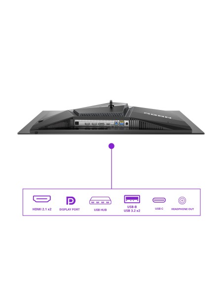 AOC G2 AG276UZD pantalla para PC 67,3 cm (26.5") 3840 x 2160 Pixeles 4K Ultra HD OLED Negro