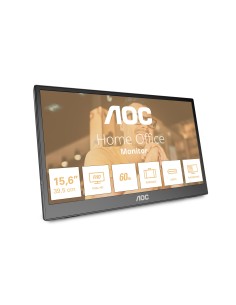 AOC 16T3EA monitor o TV portátil Negro 39,6 cm (15.6") 1920 x 1080 Pixeles