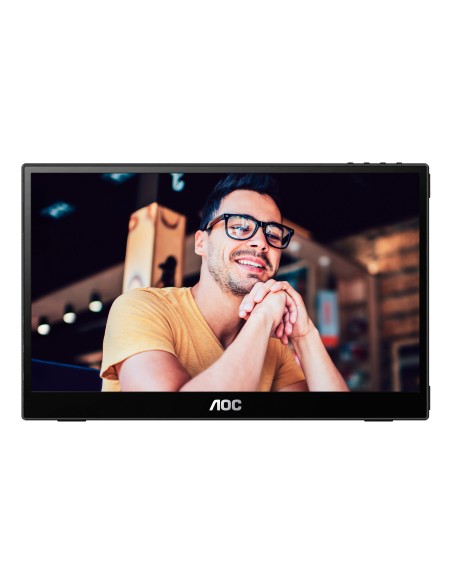 AOC 16T3EA monitor o TV portátil Negro 39,6 cm (15.6") 1920 x 1080 Pixeles