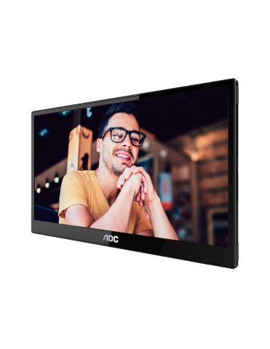 AOC 16T3EA monitor o TV portátil Negro 39,6 cm (15.6") 1920 x 1080 Pixeles