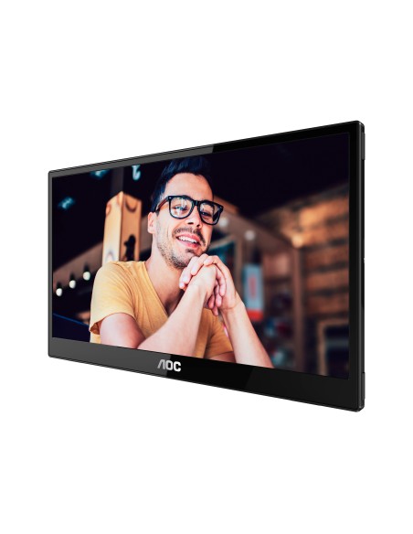 AOC 16T3EA monitor o TV portátil Negro 39,6 cm (15.6") 1920 x 1080 Pixeles