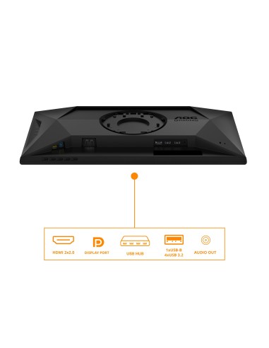 AOC G4 25G4SXU pantalla para PC 62,2 cm (24.5") 1920 x 1080 Pixeles Full HD LED Negro, Gris